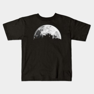 Moon and the city Kids T-Shirt
